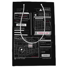 Tracking - Techno-Brutalist Streetwear Design Medium Cadeauzakje