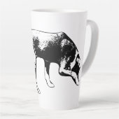 Trackingmodus – neus naar grond latte mok (Rechterhoek)