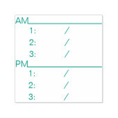 Trackingstempel voor de bloeddruk  zelfinktende stempel (Design)