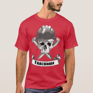Trackman Skull en Spikes Crossbones T-shirt
