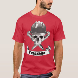 Trackman Skull en Spikes Crossbones T-shirt