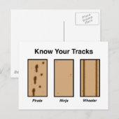 Tracks Briefkaart (Voorkant / Achterkant)