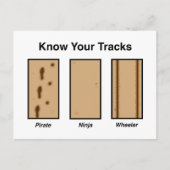 Tracks Briefkaart (Voorkant)