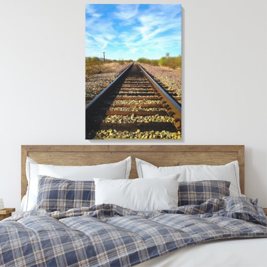 Tracks Canvas Afdruk (Insitu (Slaapkamer))