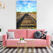 Tracks Canvas Afdruk (Insitu (Woonkamer))