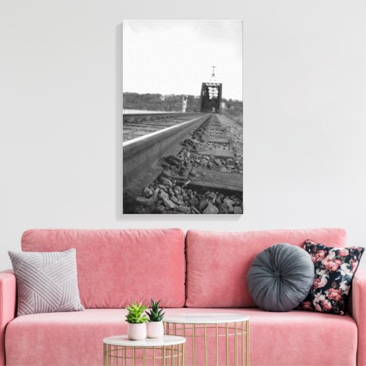Tracks Canvas Afdruk (Insitu (Woonkamer))