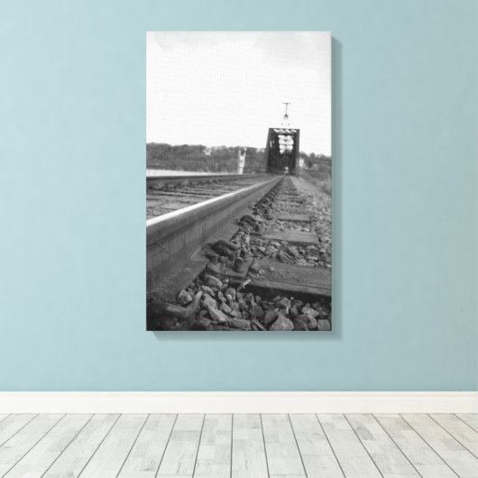 Tracks Canvas Afdruk (Insitu (Houten vloer))