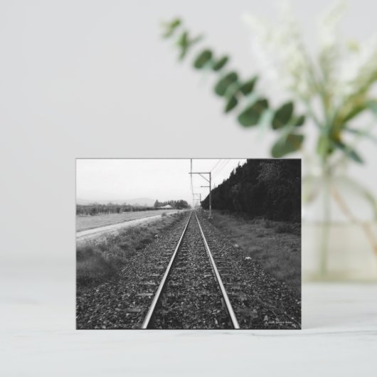 "Tracks" JTG Art Briefkaart (Staand voorkant)