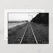 "Tracks" JTG Art Briefkaart (Voorkant / Achterkant)