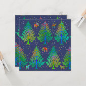 Tracks maken om middernacht kaart (Voorkant / Achterkant in situ)