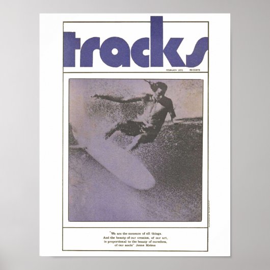Tracks Surf Magazine Surf Wall Art Poster (Voorkant)