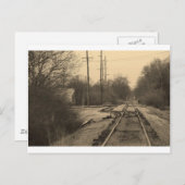 Tracks to Nowhere Briefkaart (Voorkant / Achterkant)