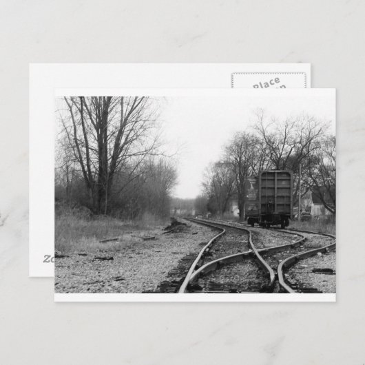 "tracks" van Coressel Productions Briefkaart (Voorkant / Achterkant)