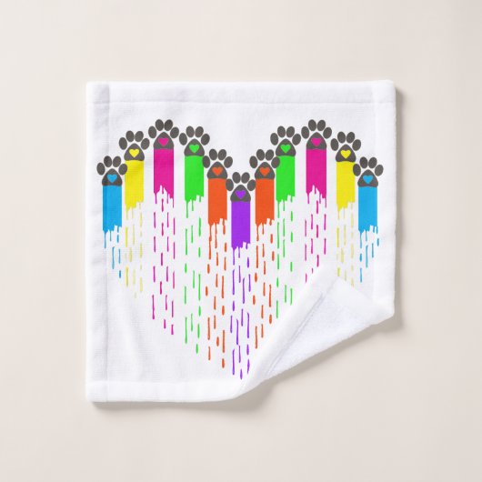 Tracks van mijn hart handdoek (Wasdoekje)