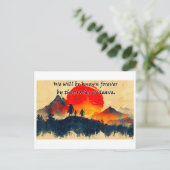 Tracks We Leave Behind - Design 1 Briefkaart (Staand voorkant)