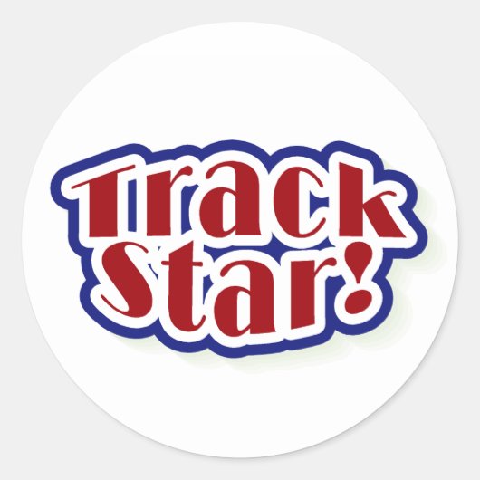 trackster ronde sticker (Voorkant)