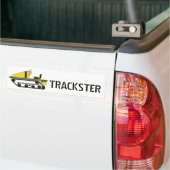 trackster, TRACKSTER - Gepersonaliseerd Bumpersticker (Op Truck)