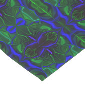 Traços azuis "flutuando" sobre fundo verde. medium tafelloper (Hoek)