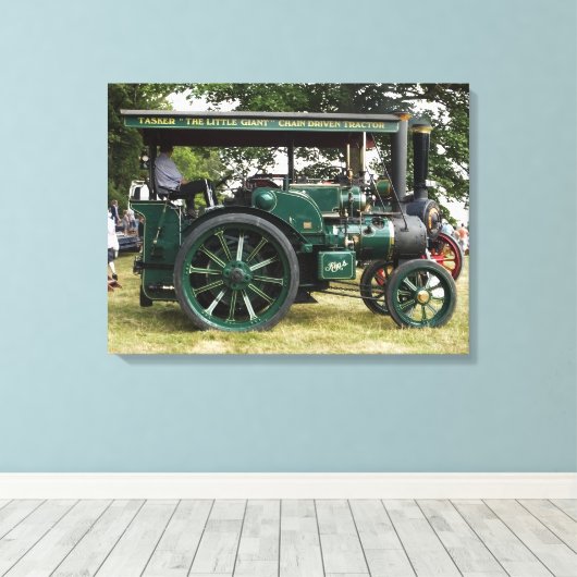 TRACTIEMOTOR CANVAS AFDRUK (Insitu (Houten vloer))