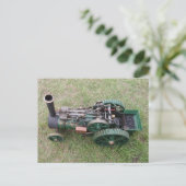 Tractiemotor Model Briefkaart (Staand voorkant)