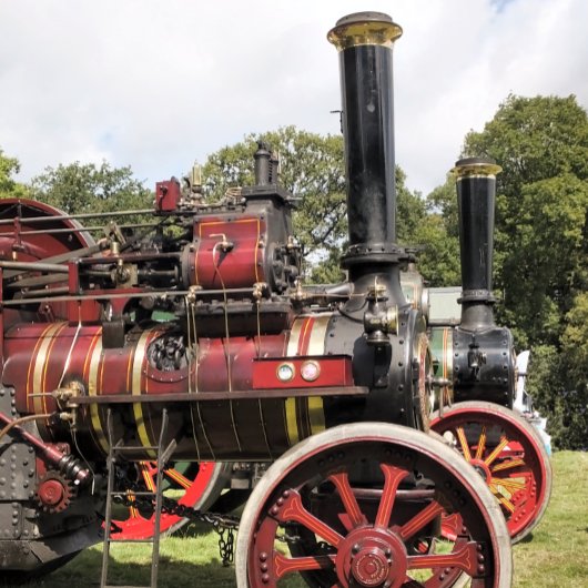 TRACTIEMOTOREN CANVAS AFDRUK