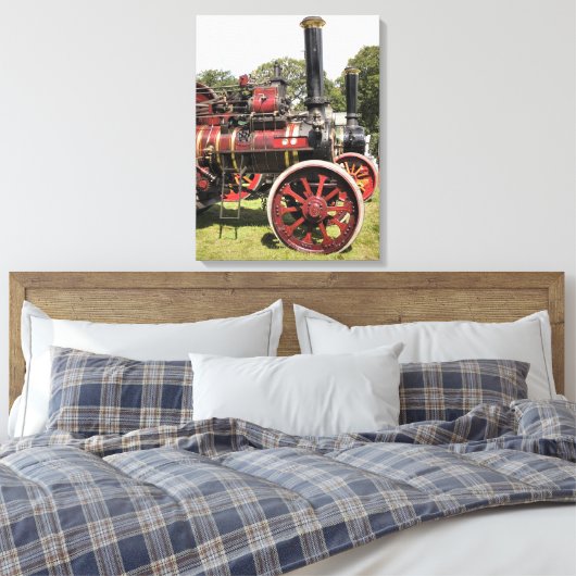 TRACTIEMOTOREN CANVAS AFDRUK (Insitu (Slaapkamer))