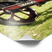 TRACTIEMOTOREN FOTO AFDRUK (Hoek)