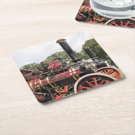 TRACTIEMOTOREN KARTONNEN ONDERZETTERS (Schuin)