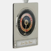 TRACTIEMOTOREN VERZILVERD BANNER ORNAMENT (Rechts)