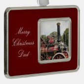 TRACTIEMOTOREN VERZILVERD OMLIJST ORNAMENT (Rechts)