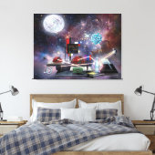 Tractiestraal Canvas Afdruk (Insitu (Slaapkamer))