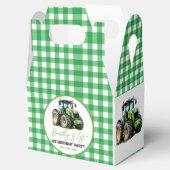 Tractor 1st Birthday Party Fun Boerderij Bedankdoosjes (Geopend)