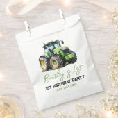 Tractor 1st Birthday Party Fun Boerderij Bedankzakje (Geknipt)
