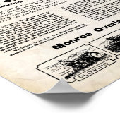  tractor Adverteren Poster (Hoek)