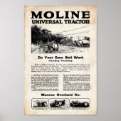  tractor Adverteren Poster (Voorkant)