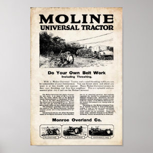  tractor Adverteren Poster