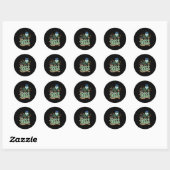 Tractor Afstuderen CL van 2025 Kinder Mannen vrouw Ronde Sticker (Vel)