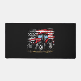 Tractor Amerikaanse Vintage Boerderij Landbouw Vla Bureaumat