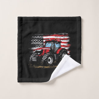 Tractor Amerikaanse Vintage Boerderij Landbouw Vla Washandje