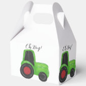 Tractor Baby Boy Bedankdoosjes (Achterkant)