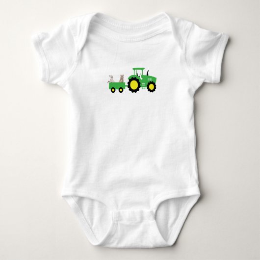 Tractor Baby & Peuter Boerderij Kinderen Romper (Voorkant)