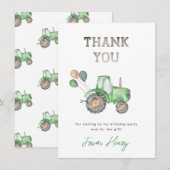 Tractor - Bedankt voor je creditcard | Tractor Har (Voorkant / Achterkant)