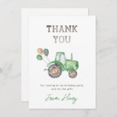 Tractor - Bedankt voor je creditcard | Tractor Har (Voorkant / Achterkant)