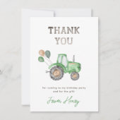 Tractor - Bedankt voor je creditcard | Tractor Har (Voorkant)