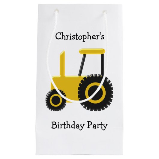 Tractor Birthday Klein Cadeauzakje (Voorkant)