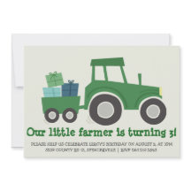 Tractor Birthday Party nodigt uit
