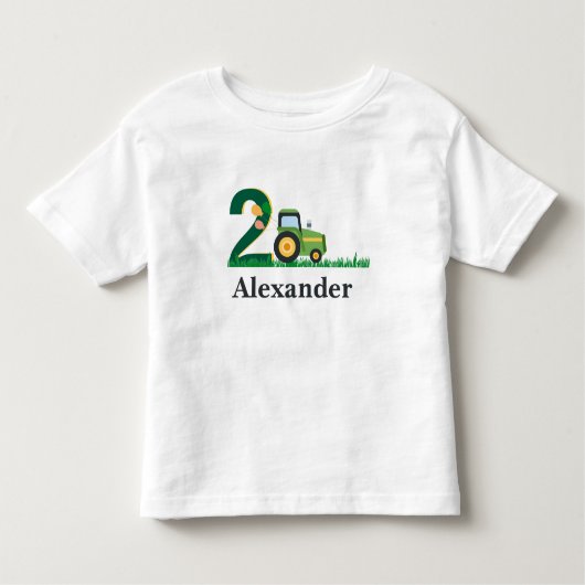  tractor birthday t-shirt (Voorkant)