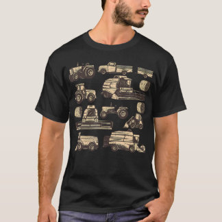 Tractor Boer Kunst Voor Landbouw Trucks Liefhebber T-shirt