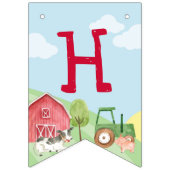 Tractor Boerderij Birthday Banner (Eerste vlag)