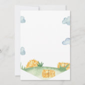 Tractor Boerderij Tijd Capsule Nota Bericht Kaart (Achterkant)